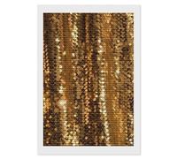 DWVSFJM Kit per pittura a mosaico con brillantini dorati, 20,3 x 30,5 cm, kit per pittura con diamanti per principianti, pittura a pois rotondi, kit per la decorazione della parete della casa