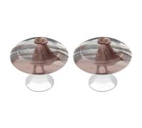DWVSFJM Set di 2 pomelli per armadietti da cucina, in piedi sulla spiaggia, in acciaio inox, per cassettiera, moderna, con stampa carina, per armadio