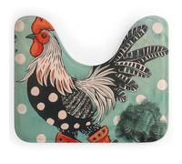 DWVSFJM Tappeto da bagno a forma di U con stivali da cowboy rossi, 40,6 x 50,8 cm, assorbente, ad asciugatura rapida, antiscivolo, facile da pulire, per vasca da bagno e lavandino