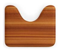 DWVSFJM Tappeto da bagno a forma di U con venature del legno, 40,6 x 50,8 cm, assorbente, ad asciugatura rapida, antiscivolo, facile da pulire, per vasca da bagno e lavandino