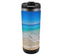 DWVSFJM Tazza da viaggio sottovuoto in acciaio inossidabile a doppia parete in acciaio inossidabile Tazza da viaggio isolata Tazza in metallo di grande capacità Tazza da caffè riutilizzabile con