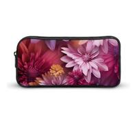 DWVTFSM Astuccio per matite con bellissimi fiori, grande capacità, grazioso astuccio per cosmetici, per donne e uomini