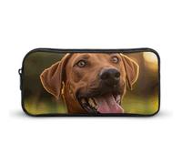 DWVTFSM Astuccio per matite con cane che sporge la lingua, grande capacità, grazioso astuccio per matite e cosmetici, per donne e uomini