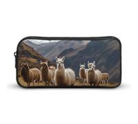DWVTFSM Astuccio per matite con lama nelle Ande, grande capacità, grazioso astuccio per cosmetici, per donne e uomini