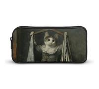 DWVTFSM Astuccio portapenne alla moda retrò, grande capacità, grazioso astuccio per matite, trucchi e cosmetici, per donne e uomini