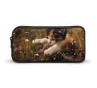 DWVTFSM Astuccio portapenne grande capacità, grazioso astuccio per matite e trucchi, per donne e uomini