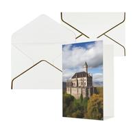 DWVTFSM Biglietto di ringraziamento con buste, biglietti di auguri per tutte le occasioni, buon compleanno, matrimonio, pensiero, monumenti storici dell'Armenia, biglietti vuoti da 10 x 15 cm