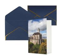 DWVTFSM Biglietto di ringraziamento con buste, biglietti di auguri per tutte le occasioni, buon compleanno, matrimonio, pensiero, monumenti storici dell'Armenia, biglietti vuoti da 10 x 15 cm
