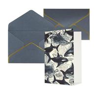 DWVTFSM Biglietto di ringraziamento con buste, biglietti di auguri per tutte le occasioni, buon compleanno, matrimonio, pensiero, balena, biglietti vuoti 10,2 x 15,2 cm