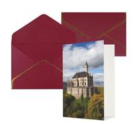 DWVTFSM Biglietto di ringraziamento con buste, biglietti di auguri per tutte le occasioni, buon compleanno, matrimonio, pensiero, monumenti storici dell'Armenia, biglietti vuoti da 10 x 15 cm