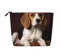 Dwvtfsm Borsa per il trucco da donna, borsa da viaggio impermeabile in lino con cerniera, organizer per cosmetici da viaggio, borsa da toeletta da viaggio con cerniera, borsa organizer per pennelli da