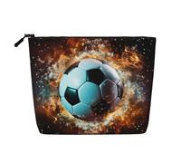 Dwvtfsm Borsa per il trucco da donna, impermeabile, in lino, da viaggio, leggera, con cerniera, da viaggio, borsa da toeletta da viaggio, organizer per pennelli da trucco