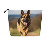 Dwvtfsm Borsa per il trucco da donna, impermeabile, in lino, da viaggio, leggera, con cerniera, organizer per cosmetici da viaggio, organizer per pennelli da trucco