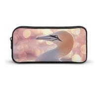 DWVTFSM Gannet in The Sun, astuccio portapenne di grande capacità, grazioso astuccio per matite e cosmetici, per donne e uomini