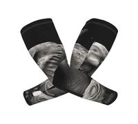 DWVTFSM Protezione Solare Raffreddamento Maniche Del Braccio Per Gli Uomini Donne Uv Upf 50+Elefante E Farfalla Giardinaggio Maniche Sport