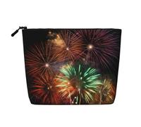 Dwvtfsm Splendid - Trousse per trucchi da donna, impermeabile, in lino, da viaggio, leggera, con cerniera, per articoli da toeletta e pennelli da trucco