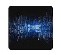 DWVTSLH Coperta da picnic impermeabile pieghevole The Blue Binary stampato tappetino da picnic coperta all'aperto per campeggio sull'erba coperta da spiaggia portatile a prova di sabbia per viaggi