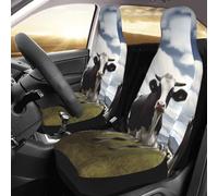 DWVTSLH Farm Cow Pictures - Coprisedili anteriori per auto, traspiranti, lavabili, antiscivolo, impermeabili, per auto, camion, SUV, sedili anteriori