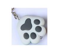 Dww-Un porte-cls de voiture gris, un porte-cls griffes de chat de dessin anim LED mettent un son