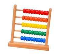 dwxnauixl Abaco educativo per bambini, apprendimento della matematica e giocattolo di conteggio in legno colorato che incoraggia lo sviluppo delle abilità per