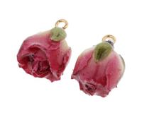 dwxnauixl Decorazione per orecchini con decorazioni floreali fatte a mano e resistenti, adatte a molteplici attività artigianali e come regalo per