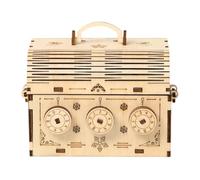 dwxnauixl Il puzzle 3D Crafts Puzzle Box Treasure Box offre una sfida di assemblaggio, un'esperienza divertente e coinvolgente per tutti, modello di custodia