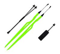 dwxnauixl Illumina il percorso con la luce adesiva a LED per casco da ciclismo, segnale di guida notturna, striscia luminosa per casco da motocicletta PET , verde