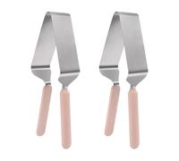 dwxnauixl Separatore per torte in acciaio Per inox da 2 pezzi, dispositivo di trasferimento per torte triangolare, pinza per, utensili da forno, utensili da cucina
