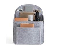 dwxnauixl Zaino in feltro con borsa organizer, libera il potenziale di viaggio, organizer con tasche multiple, borsa portaoggetti per viaggi ed escursioni da donna, chiaro scuro 27 * 19.5 cm