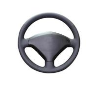 DWYYJJ Copri Volante per Auto per Peugeot per 307 2001 2002 2003 2004 2005 2006 2007 2008 per 307 SW 2005 2006 2007 2008 Coprivolante per Auto Fai da Te(Black Line)
