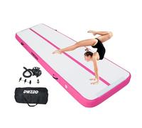Dwzdd Ginnastica Air Matte Track, 3 m/4 m/5 m/6 m Tappetino di Ginnastica per Bambini, Tappetino di Ginnastica Gonfiabile Tumble Track per Casa/Palestra/Allenamento/Cheerleading/Wasse
