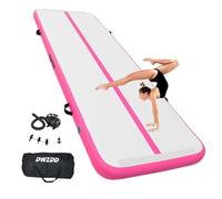 Dwzdd Ginnastica Air Matte Track, 3 m/4 m/5 m/6 m Tappetino di Ginnastica per Bambini, Tappetino di Ginnastica Gonfiabile Tumble Track per Casa/Palestra/Allenamento/Cheerleading/Wasse