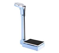 DWZF Bilancia A Colonna Meccanica Professionale, Asta Retrattile di Misuratore D'altezza, Scala di Precisione in Altezza E Peso, Quadrante Extra-Large, Adatto A Casa, Ospedale, Scuola, Palestra, ECC.