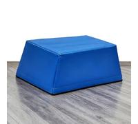 DWZL Cassone Salto Trapezoidale Bambini 3/4-in-1, Scegli tra 4 Dimensioni Base, Strati Impilabili 22cm Uniformi con Schiuma EPE Antiscivolo per Interni ed Esterni(Size:Blue)
