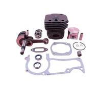 DWZSRJLW Kit Cilindro pistone Albero Motore da 48 mm Adatto for Motosega Hus 365, 365 EPA Special 503691072 Quadrato con Cuscinetto ad Aghi paraolio Parti di Ricambio