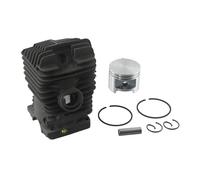 DWZSRJLW Kit Cilindro pistone Clip Parti Esterne Sega elettrica Kit Forniture da Giardino Tosaerba 49mm Big Bore 6 Pezzi/Set Accessori Parti di Ricambio