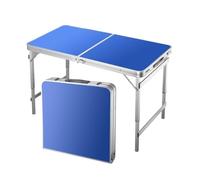 DWZXL Moderno e Semplice Tavolo pieghevole spesso a tubo quadrato Tavolo da pranzo pigro for il tempo libero in lega di alluminio for uso domestico Scrivania per Computer