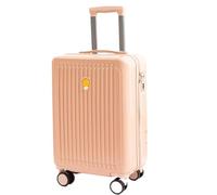 DWZXL Valigia Equipaje, Maleta Extensible, Maleta Con Ruedas For Hombre Y Mujer, Maleta De Embarque, Maleta De Cuero Valigie(Pink,20)