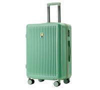 DWZXL Valigia Equipaje, Maleta Extensible, Maleta Con Ruedas For Hombre Y Mujer, Maleta De Embarque, Maleta De Cuero Valigie(Green,20)