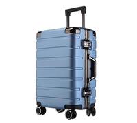 DWZXL Valigia Ruote universali for valigie separate asciutte e bagnate for trolley for studenti e studentesse con ruote con freno rigido Valigie(Blue)