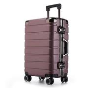 DWZXL Valigia Ruote universali for valigie separate asciutte e bagnate for trolley for studenti e studentesse con ruote con freno rigido Valigie(Purple)