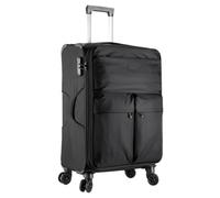 DWZXL Valigia Valigia In Tessuto Oxford Ultraleggera Valigia Da 28 Pollici Valigia Da Imbarco Piccola Valigia Trolley Da 20 Pollici Con Password 24 Valigie(Black,20in)