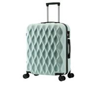 DWZXL Valigia Valigie da uomo e da donna, cassette delle password, valigette for trolley for il commercio estero all'estero, valigie con rotelle Valigie(Green,20)