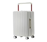 DWZXL Valigia Valigie eleganti e multifunzionali, ottime compagne di viaggio Valigie(White,C)