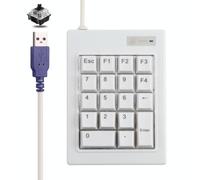 DX-18A 18-Keys USB cablato meccanico meccanico mini tastiera numerica (bianco)