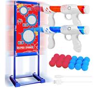 DX DA XIN Giochi di Tiro al Bersaglio per Bambini Include 2 Pistole Giocattolo 18 Proiettili di Schiuma per Ragazzi Compleanno Regalo di Natale Giocattoli per Bambini 3-12 Anni Bersaglio da Tiro Ragno
