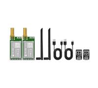 DX-LR22 Kit di sviluppo Semtech LLCC68 LORA UART ricetrasmettitore seriale modulo 868 915 MHz con 2 antenne 22 dBm 5 KM Long Rang compatibile con Arduino DIY CE FCC (LR22-SET 868 915 MHz)