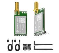 DX-LR32 Kit di sviluppo Semtech SX1262 LORA UART modulo ricetrasmettitore seriale 868 915 MHz con 2 antenne 22 dBm 5 KM Long Rang compatibile con Arduino DIY CE FCC (LR32-SET 868 915 MHz)