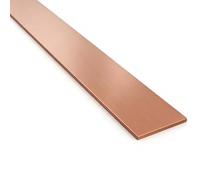 Dxcaicc Barra di Rame Conduttore Piana Striscia Solida di Rame Lunghezza 50CM Larghezza 50MM Piastra di Rame per Componenti Elettrici,Thickness 1.5mm
