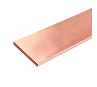 Dxcaicc Barra Piatta in Rame Massiccio, Striscia di Rame, Lunghezza 50CM, Larghezza 40MM, Piastra di Rame per Applicazioni Conduttive,Thickness 1.5mm